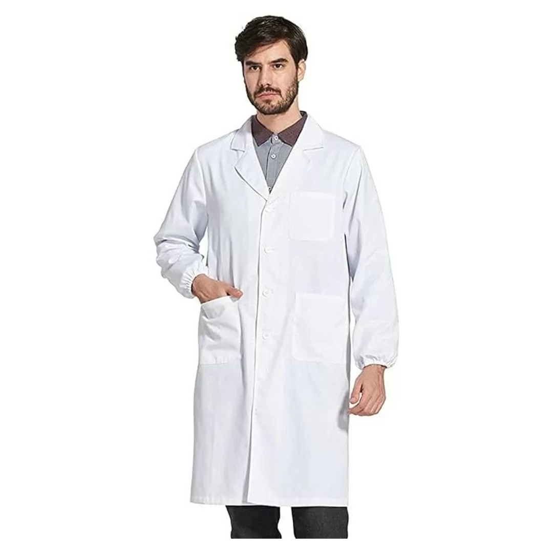 Camice Laboratorio Lavoro Uomo a Manica Lunga