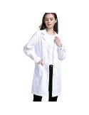 Camice Laboratorio Lavoro Donna a Manica Lunga