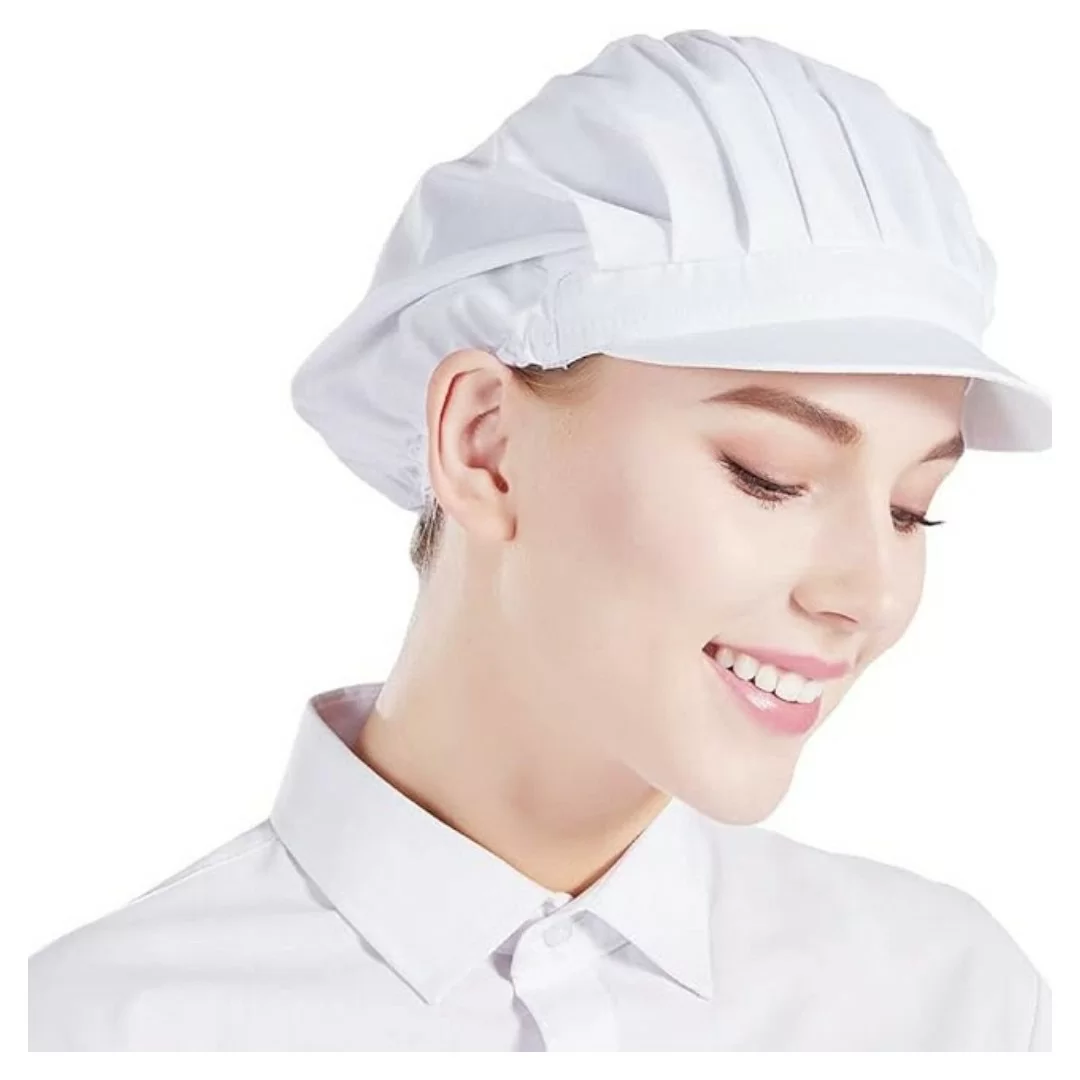 Cappello Chef Elasticizzato Con Visiera art....