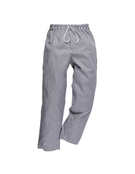Pantalone da Lavoro Multitasche Modello Quadretti Grigio