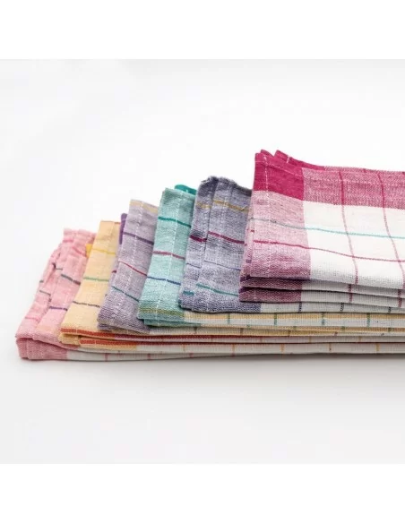 Strofinaccio Cucina London Check art. Elite set 12 pezzi