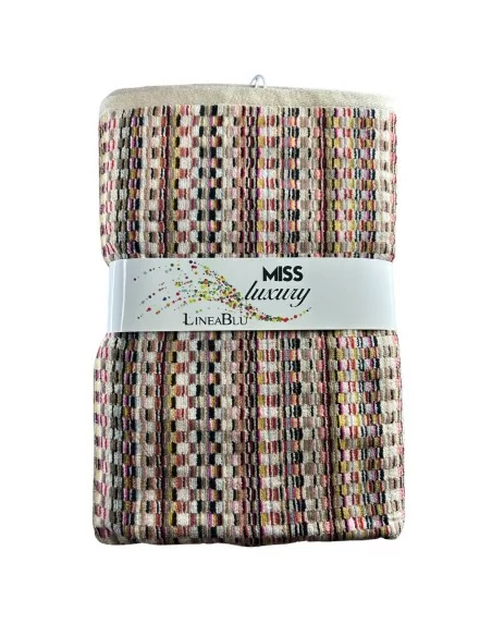 Tris Asciugamani Bagno LineaBlu art. Miss Luxury 450gr/mq