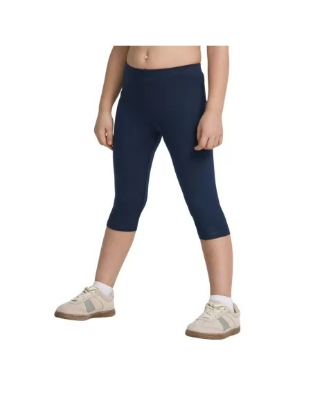 Leggings Bambina Capri da Scuola 100% Cotone