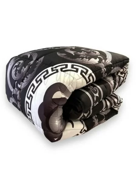 Trapunta Invernale Matrimoniale 260x270cm Marta Marzotto modello Versace Argento 300gr/mq in microfibra