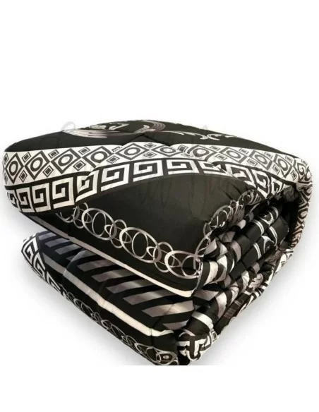 Trapunta Invernale Matrimoniale 260x270cm Marta Marzotto modello Versace Argento 300gr/mq in microfibra