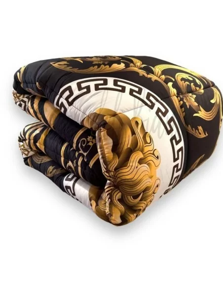 Trapunta Invernale Matrimoniale 260x270cm Marta Marzotto modello Versace Oro 300gr/mq in microfibra