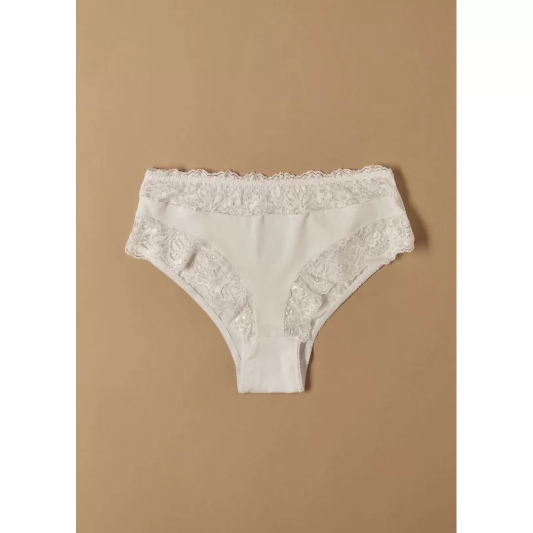 Slip Pizzo Donna Jadea art. 742 Cotone set 3 pezzi