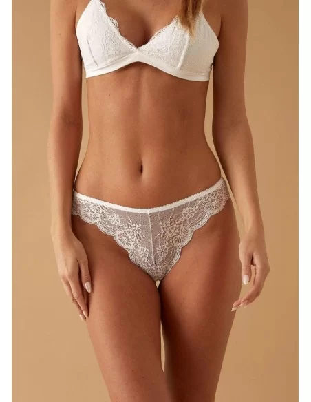 Perizoma Pizzo Trasparente Jadea art. 1629 set 3 pezzi