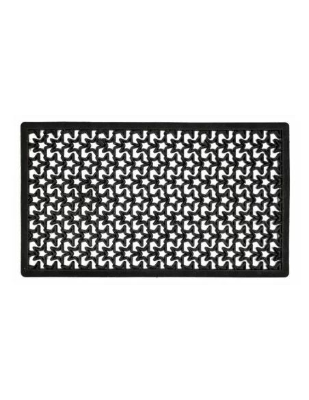 Zerbino Esterno Gomma Dura Nero Trama Stella