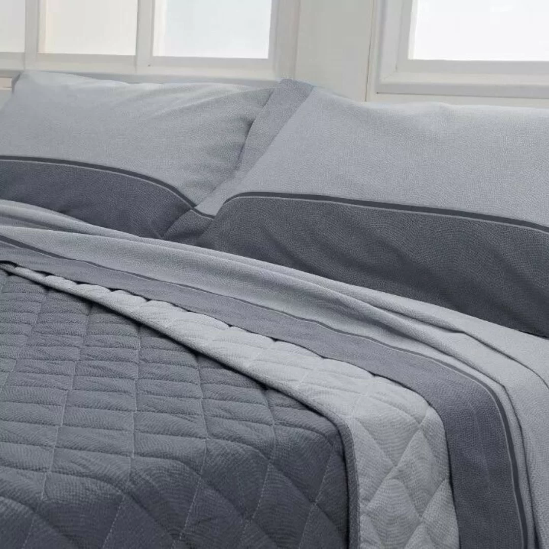 Completo Letto in Flanella Biancaluna Tramonti...