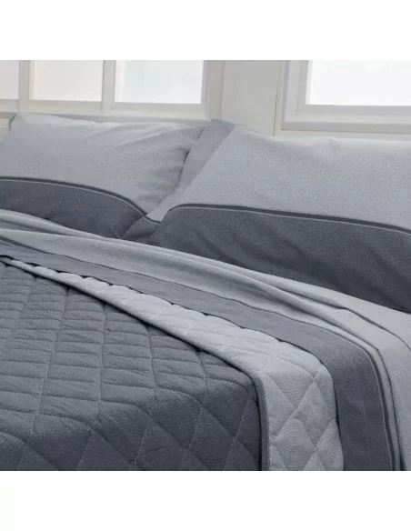 Completo Letto in Flanella Biancaluna Tramonti art. Dern