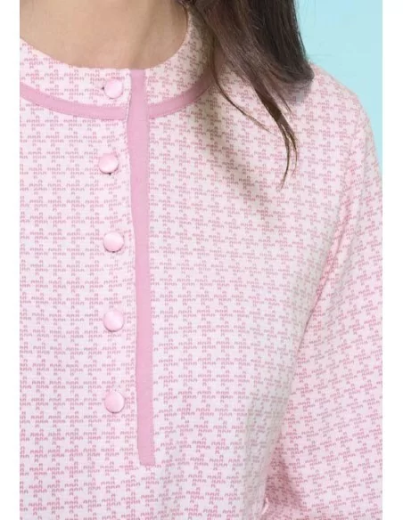 Pigiama Donna Caldo Cotone Ragno art. DO02N1 Serafino Girocollo
