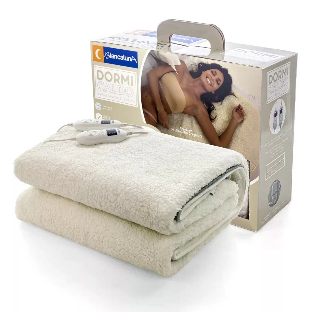 Scaldasonno Biancaluna art. DormiCaldo Sherpa in Poliestere