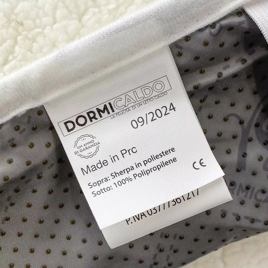 Scaldasonno Biancaluna art. DormiCaldo Sherpa...