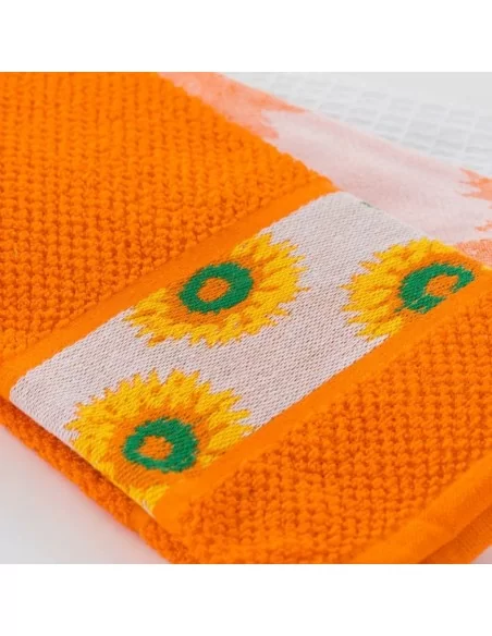 Canovacci Cucina Linea Oro art. Girasole Cotone Tris