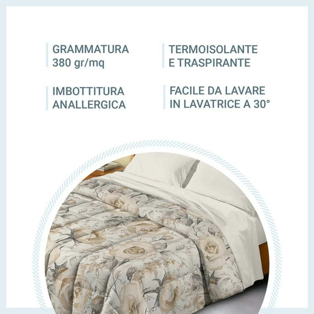 Trapunta Piazza e Mezza Invernale art. Giulia...