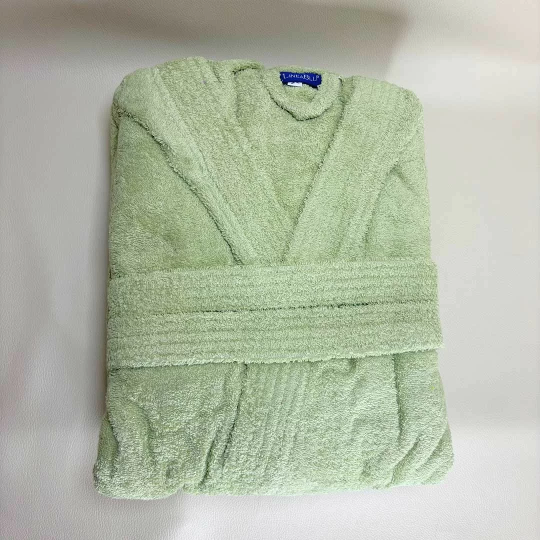 Accappatoio Personalizzato Verde Salvia LineaBlu art. Marte