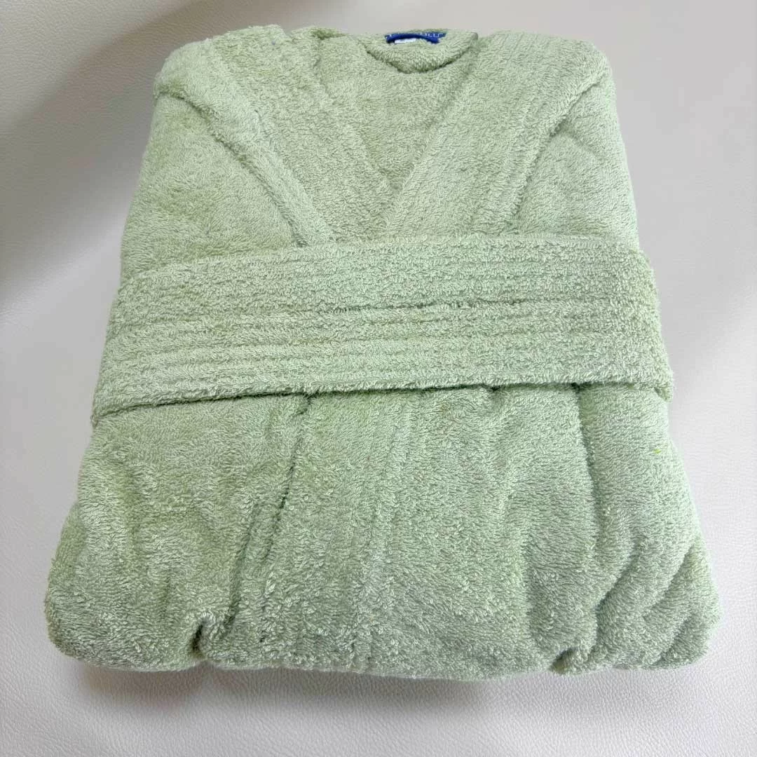 Accappatoio Personalizzato Verde Salvia LineaBlu art. Marte 2