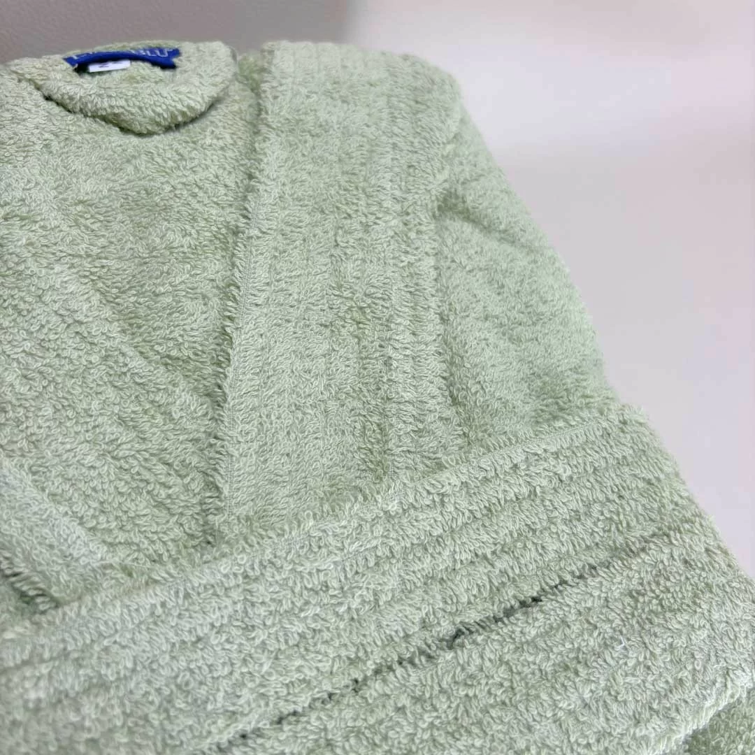 Accappatoio Personalizzato Verde Salvia...