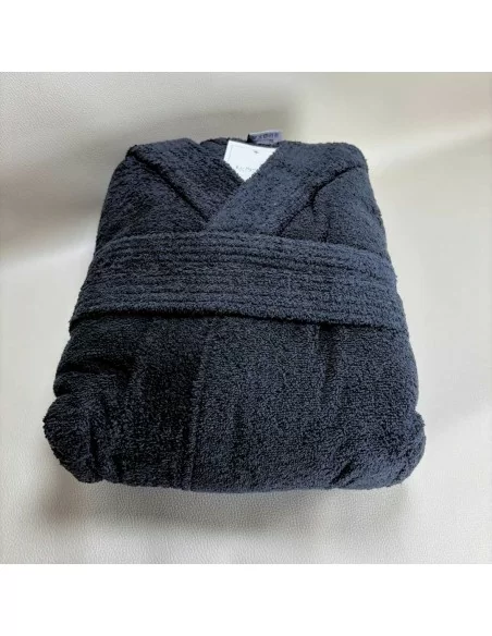 Accappatoio Personalizzato Nero LineaBlu art. Marte