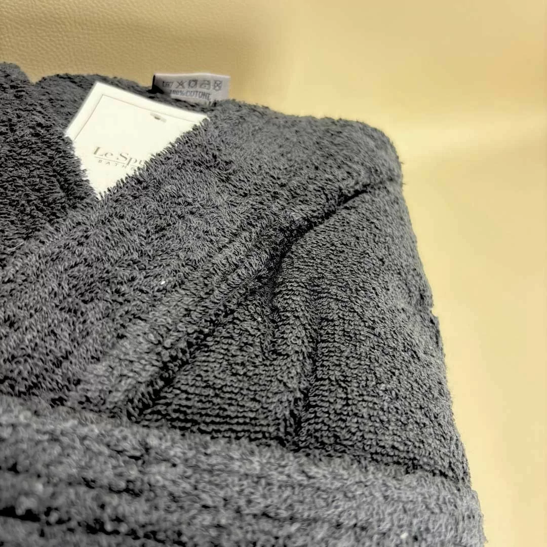 Accappatoio Personalizzato Nero LineaBlu art....