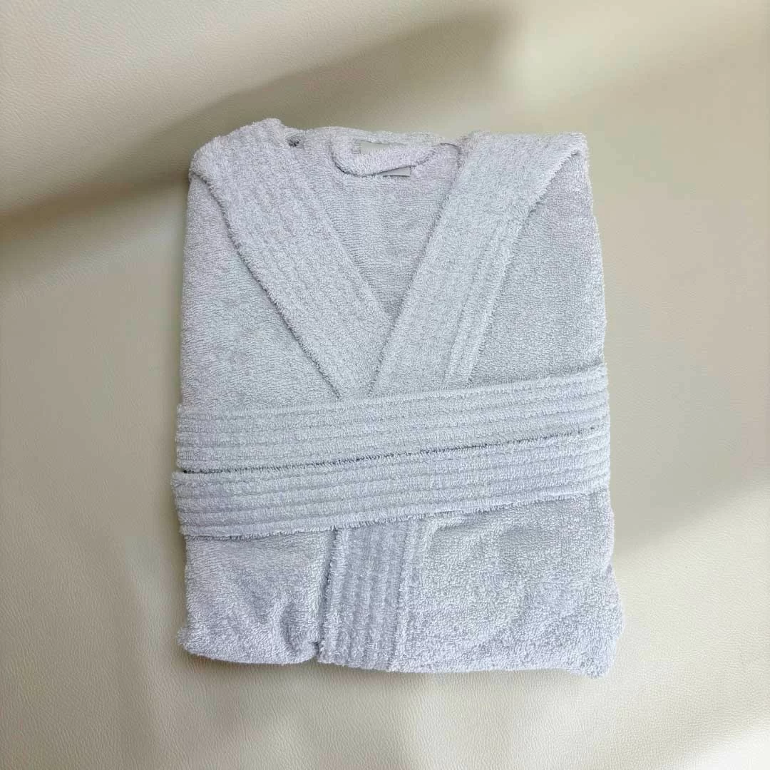 Accappatoio Personalizzato Grigio Perla LineaBlu art. Marte