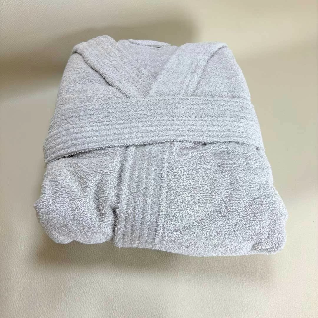 Accappatoio Personalizzato Grigio Perla...