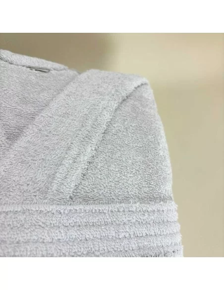 Accappatoio Personalizzato Grigio Perla LineaBlu art. Marte