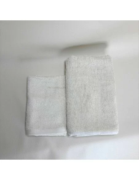 Coppia Asciugamani Personalizzati LineaBlu art. Marte Spugna 420gr/mq