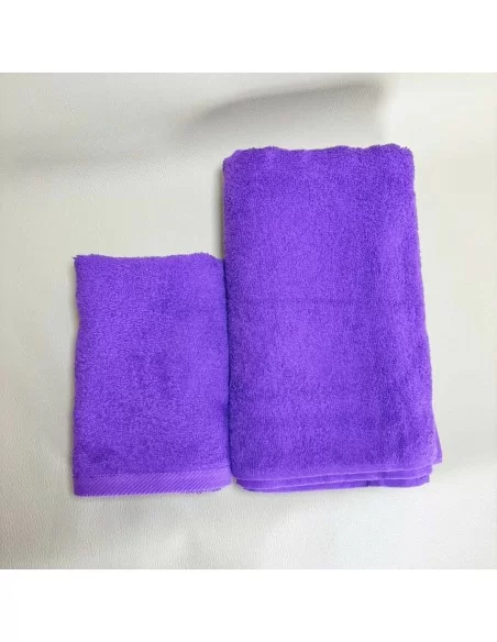 Coppia Asciugamani Personalizzati LineaBlu art. Marte Spugna 420gr/mq