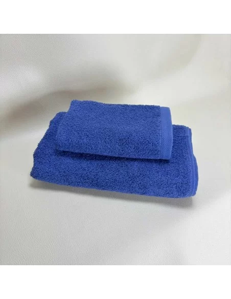 Coppia Asciugamani LineaBlu art. Marte spugna 420gr/mq