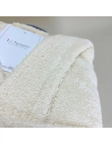 Set Accappatoio Lui e Lei Spugna LineaBlu Salvia e Panna