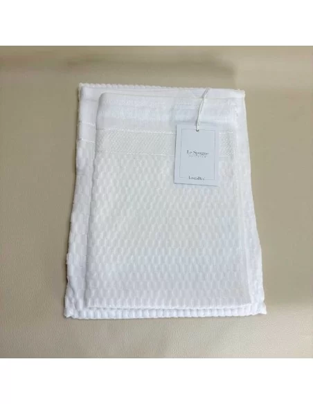 Coppia Asciugamani LineaBlu art. Diamante spugna 420gr/mq