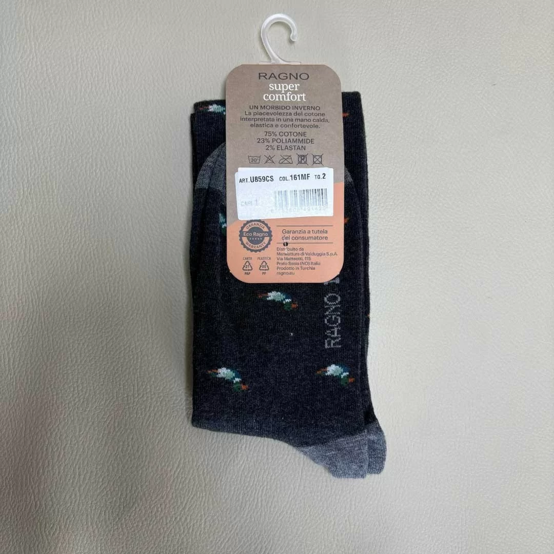 Calzini Lunghi da uomo Ragno art. U859CS caldo cotone Papere 2