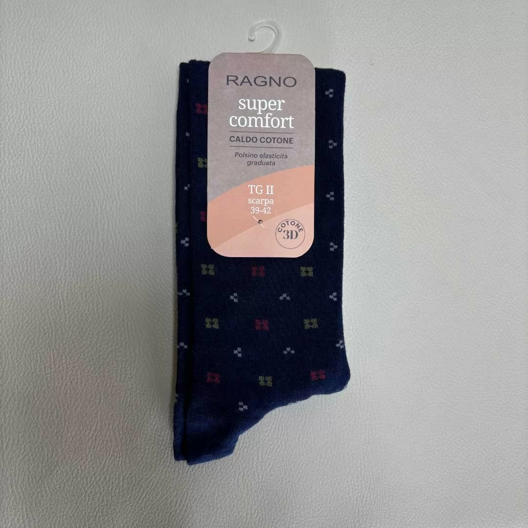 Calzino corto da uomo Ragno art. U863CC caldo cotone...