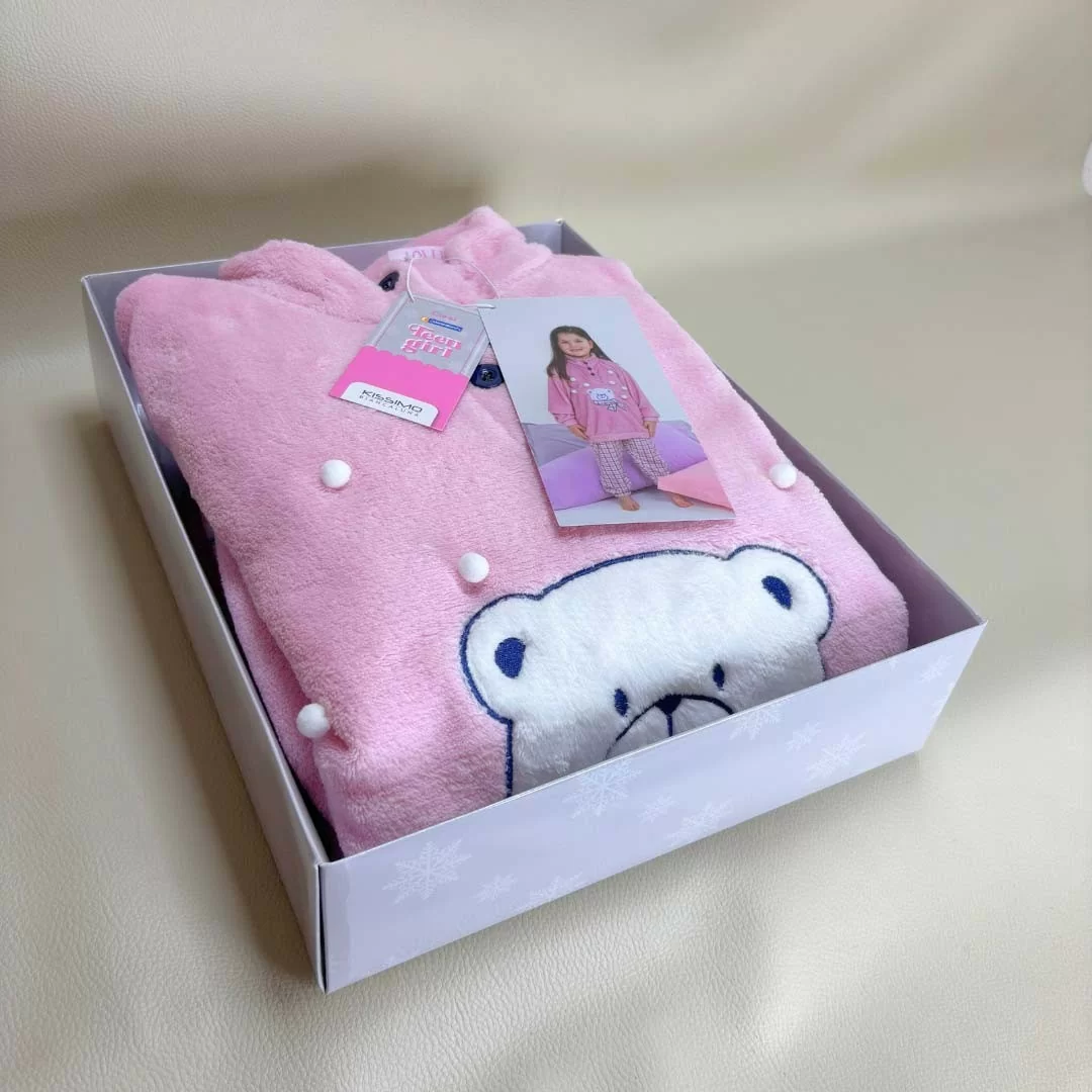 Pigiama in Pile Ragazza Invernale Kissimo art. 24D93901 2