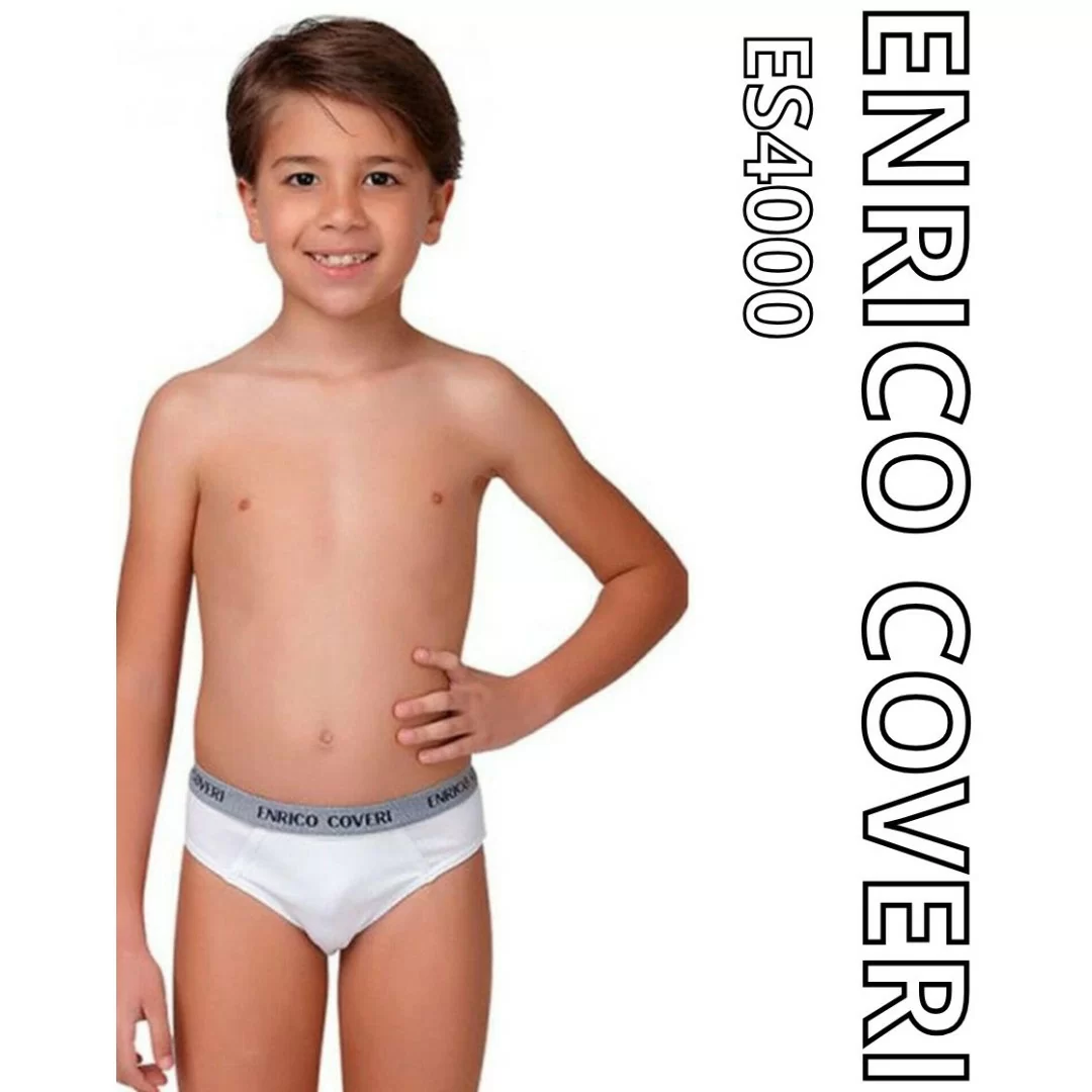 Slip Bimbo Enrico Coveri art. ES4000 Cotone set 3 pezzi