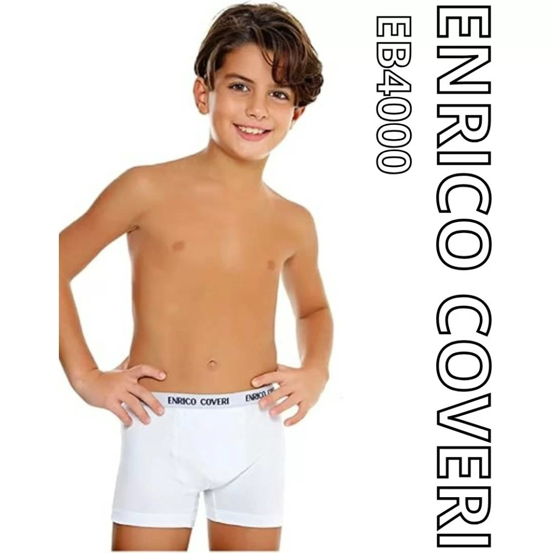 Boxer Bimbo Enrico Coveri art. EB4000 Cotone set 3 pezzi