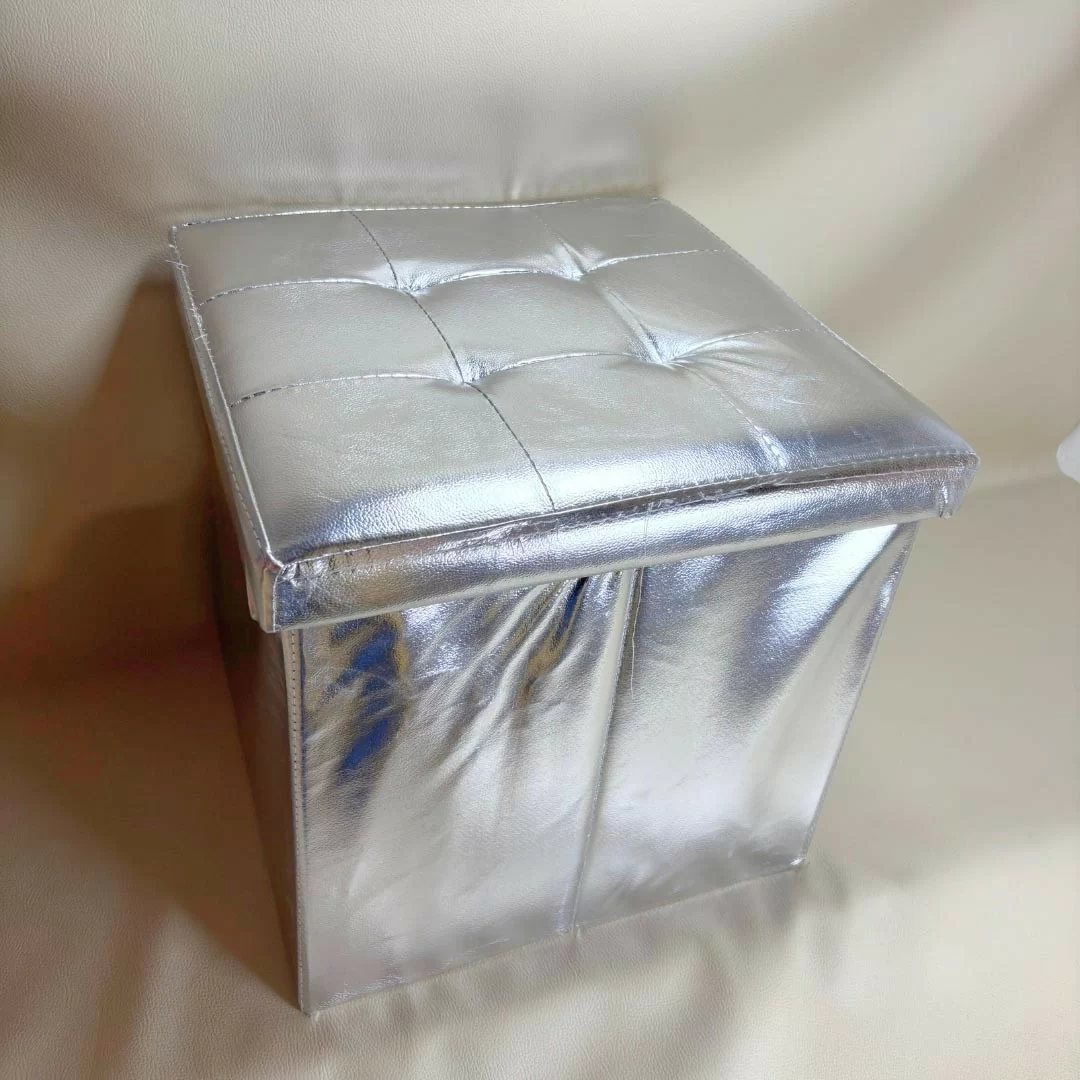 Pouf Contenitore Ecopelle LineaBlu Quadrato 2