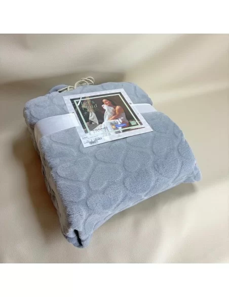 Coperta Invernale Biancaluna art. Elsa Coral con Sherpa