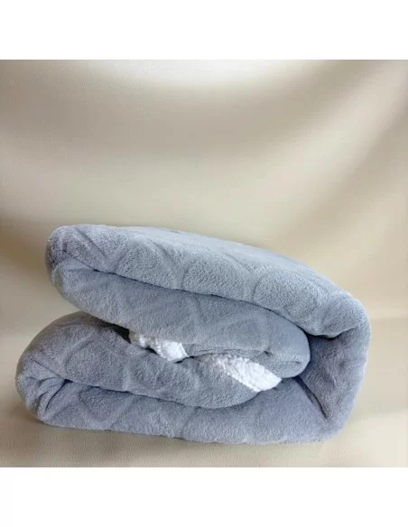 Coperta Invernale Biancaluna art. Elsa Coral con Sherpa