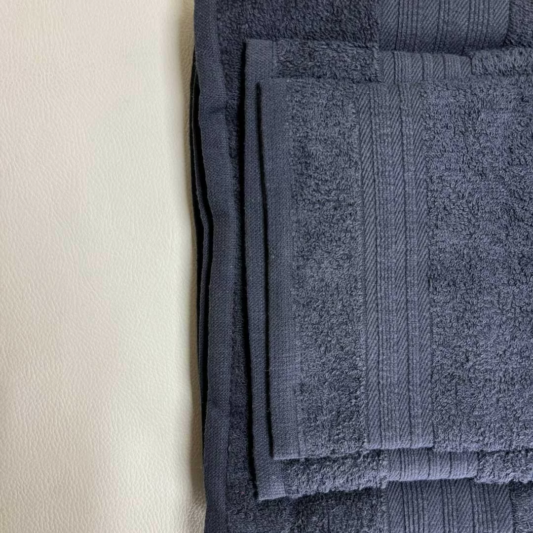 Tris Asciugamani Bagno LineaBlu art. Greca...